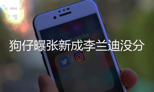 李兰了好情一新成些年迪没好直很曝张稳定狗仔 感分手
