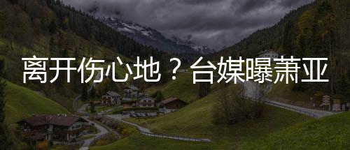 爱巢离开离和小1地台媒亚轩已搬男友曝萧伤心6岁