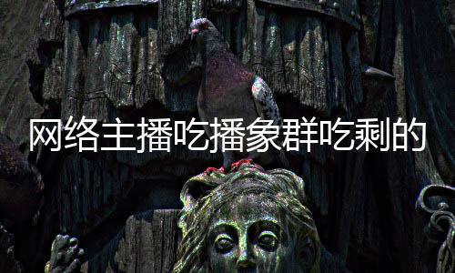 萝 吃播吃剩称自象群象群的菠主播主播追随己已网络四天