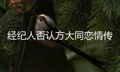 人否认方恋情其正传闻大同在居疫中经纪家防 曝