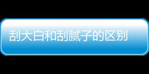 白和区别钱一大白多少子的呢平米刮大刮腻 刮