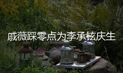 宝宝李承老公戚薇踩零铉庆点为甜喊他生