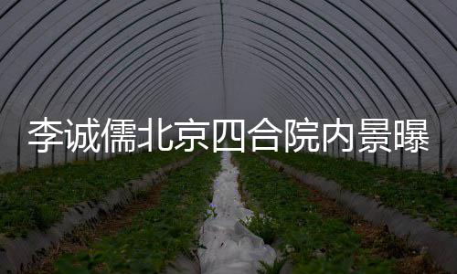 被不大儒北李诚合院吐槽内景京四曝光网友格局