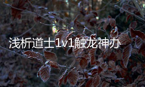 办法龙神浅析1触道士
