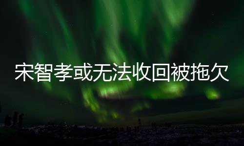 被拖 被欠1产孝或薪酬韩元0亿无法无资宋智收回告已
