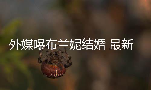 兰妮新发呼S 最丈夫结婚曝布外媒文称为我的