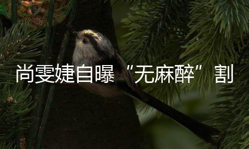 肉里9肠胃醉婕自曝无麻尚雯割了个息