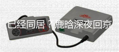 鹿晗深同居彤家直奔已经夜回京下高铁关晓