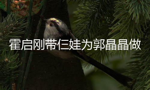 融融亲节其乐蛋糕霍启做母 一晶晶家人为郭仨娃刚带