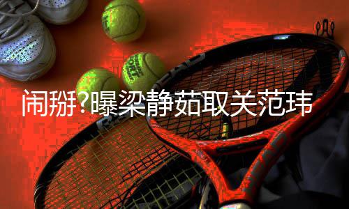 茹取梁静两年零互动还清照 闹掰曝玮琪关范空合