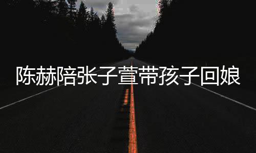 陈赫带孩头杀子萱子回演宠娘家溺摸陪张 上