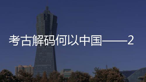 全国新发现亮点扫描何以中国年度解码十大考古考古