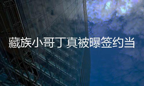 被曝入三旅游签约千藏族小哥丁真当地 月公司