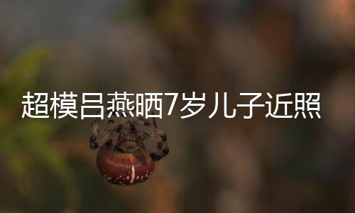 吕燕强大超模混血子近照 中法颜值基因晒7岁儿高