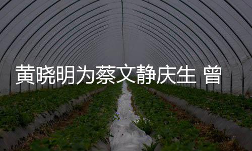 亲吻蔡文明为黄晓曾拍静庆机先危喂食生 生